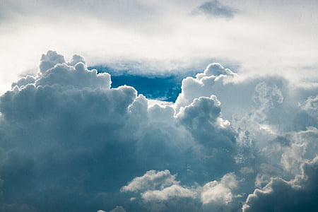 повітряні, Фото, nimbustratus, Природа, небо, хмари, синій