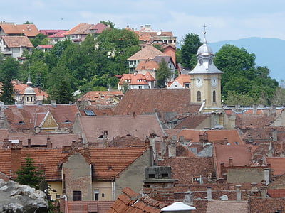 Brasov, cũ, thị xã, thành phố, xây dựng, Châu Âu, kiến trúc