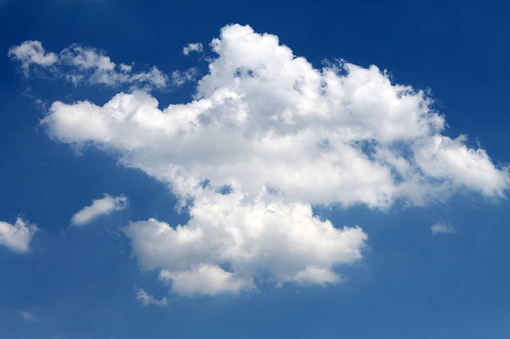 Cloud, Sky, modrá obloha, oblaky, samozrejme, Cloud bábika, Cumulus