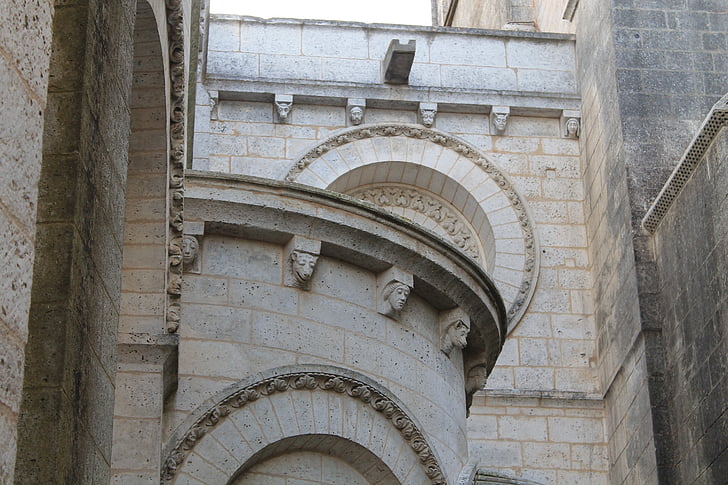 καθεδρικό του Saint pierre, Ανγκουλέμ, Γαλλία, Charente, Εκκλησία, Καθεδρικός Ναός, άτυπα εκκλησία