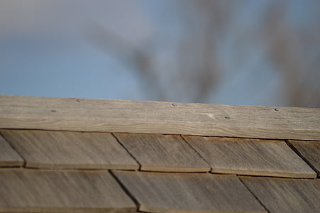 toit, bardeaux, bois, extérieur, sur le toit, construction, pour toiture