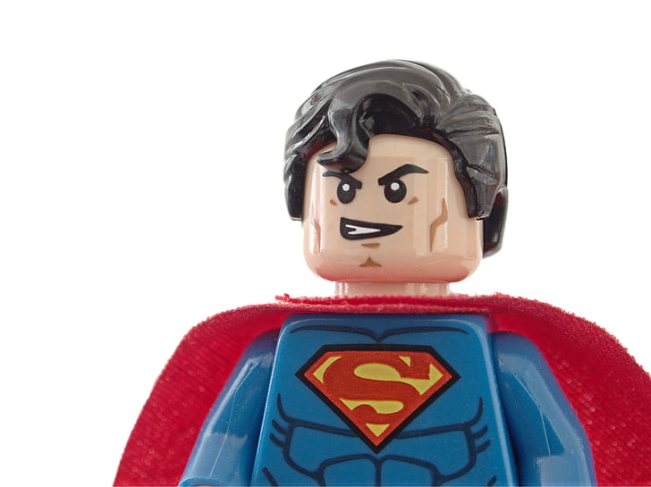 Superman, LEGO, superhéroe, héroe, Super, hombre, Clark