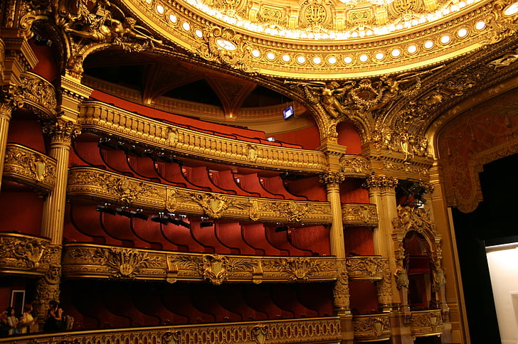 a párizsi opera, Opéra garnier, Színház
