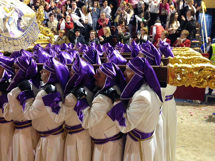 spain, lorca, holy week, parade, procession