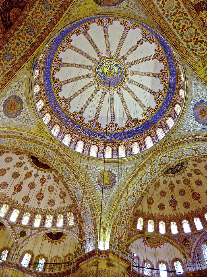 Mesquita, cúpula, islàmica, històric, religiosos, edifici, punt de referència