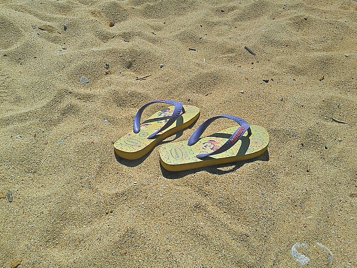 flip flops, shoes, summer, flip, beach, shoe, sandal