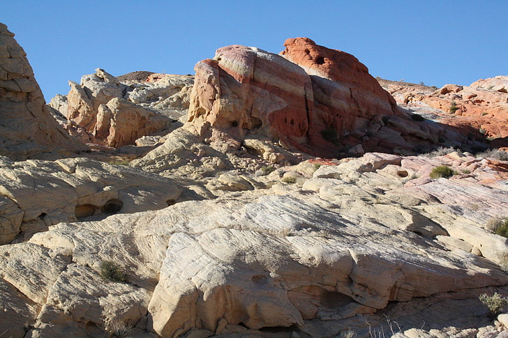 USA, Nevada, dalen af brand, sten formation