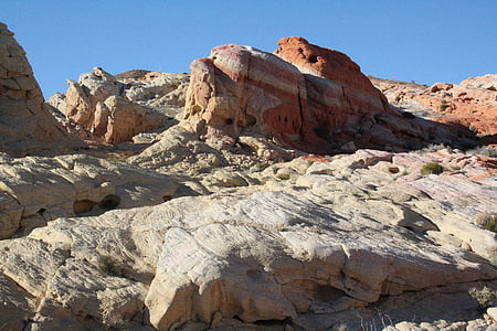Verenigde Staten, Nevada, vallei van brand, steenvorming
