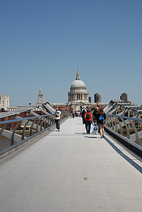 Jembatan Millenium, Katedral St paul, Candi st, Paulus