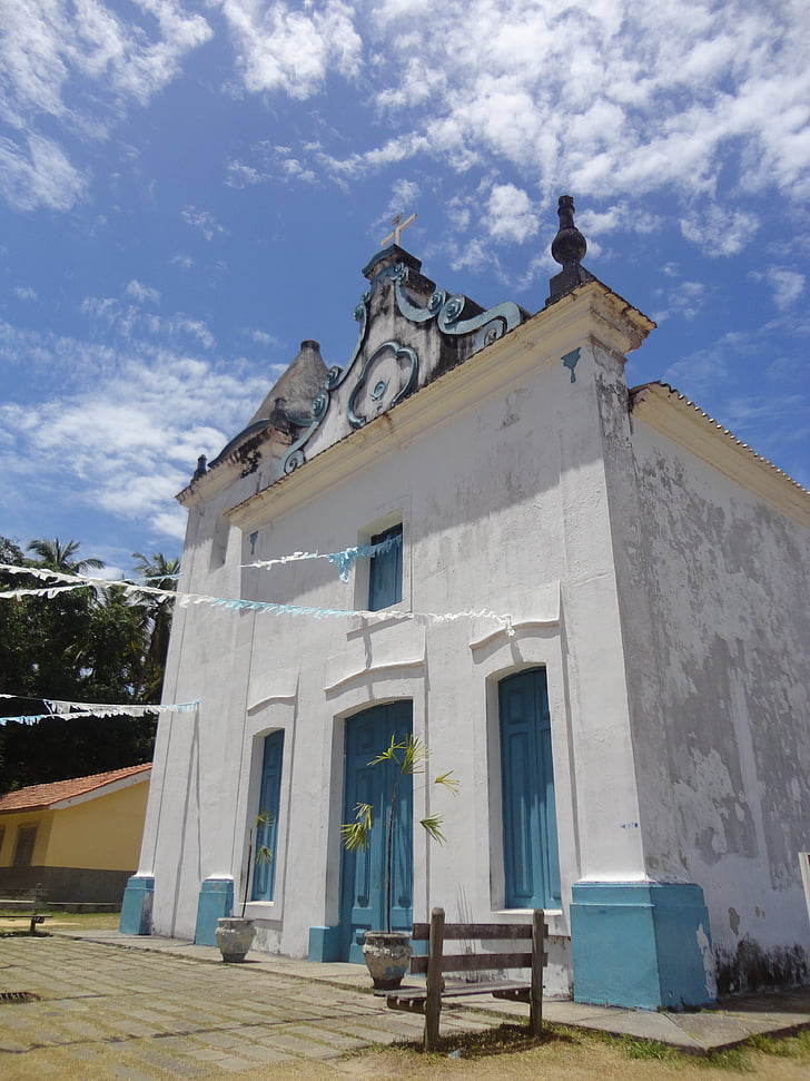 kostol, barokový, Brazília, Bahia, objav