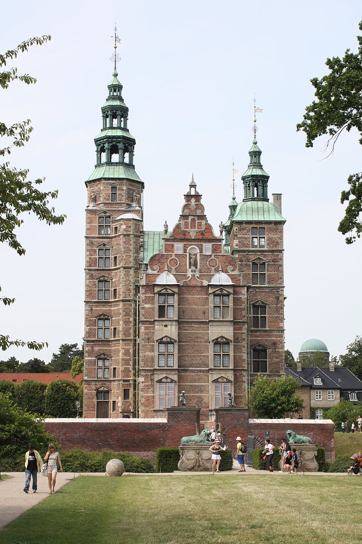 Castell de Rosenborg, Dinamarca, llocs d'interès, capital, Copenhaguen, atracció, Turisme