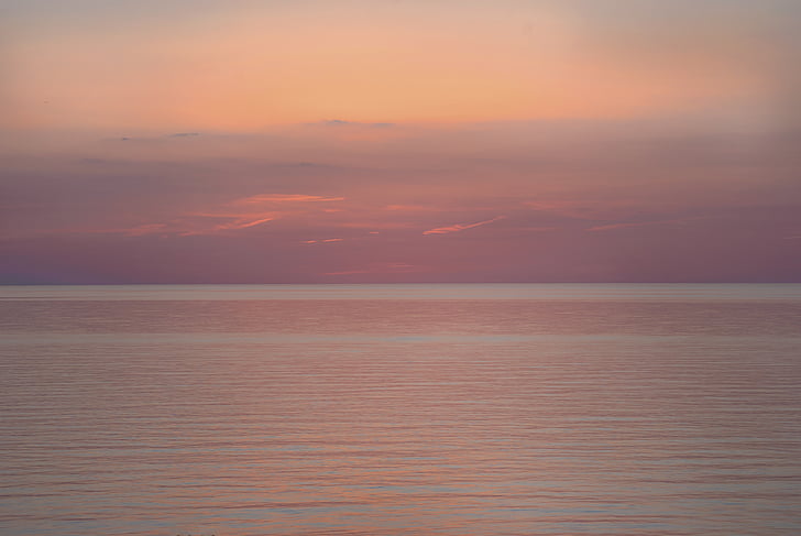 agua, púrpura, naranja, oro, magenta, puesta de sol, Lago