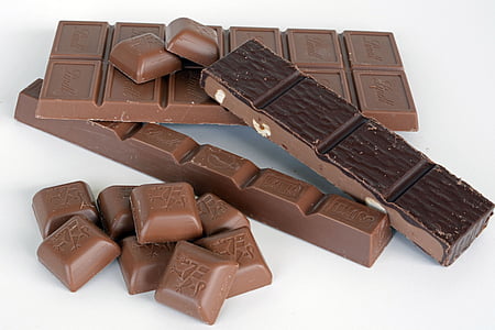 шоколад, швейцарски шоколад, бонбони, вкусни, гризане, Сладко, ядки