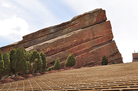 röda klippor, Colorado, naturen, turism, bergen, sandsten, Park