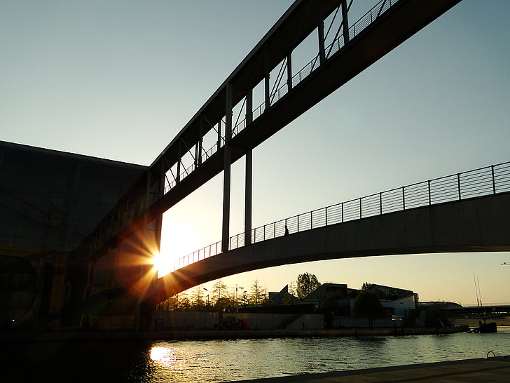 Berlín, Západ slunce, Architektura