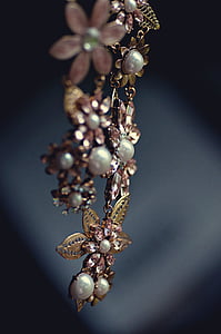 accessorio, gemme, gioielli, gioielli, collana, perle