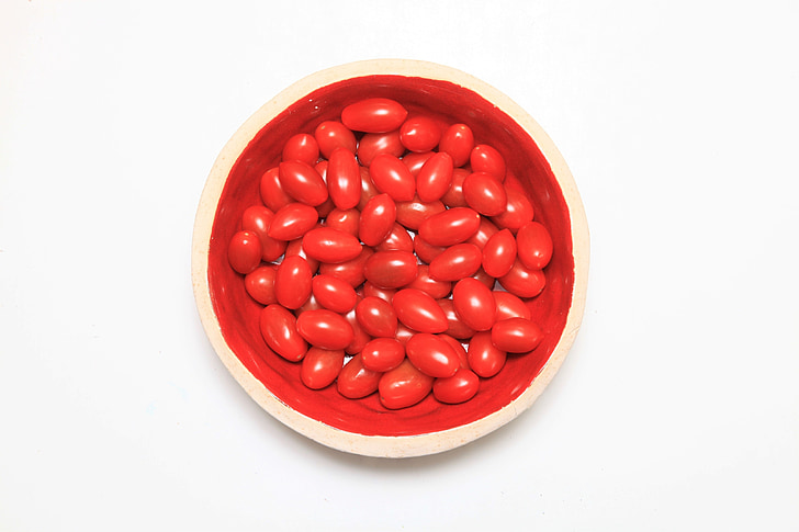 Matalakasvuinen, tomaatit, tomaatti bowl, Japani, tausta
