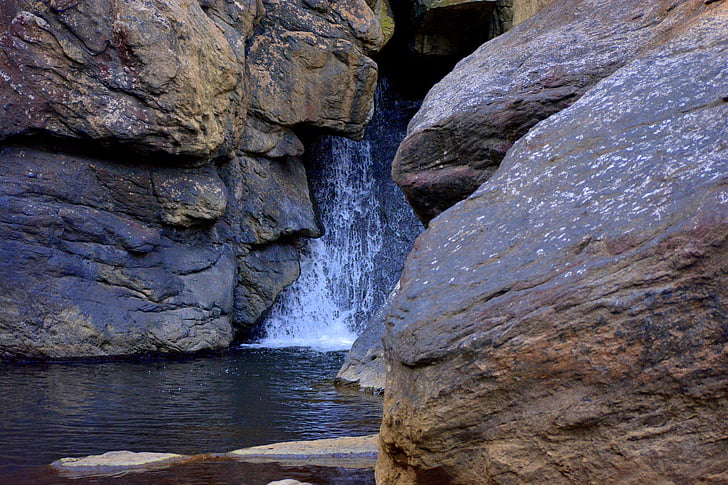 vattenfall, Coorg, Indien, Karnataka, Splash, Utomhus, naturen
