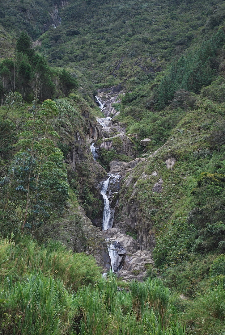 водопад, Банос, Банос, Agua, Санта, Еквадор, природата
