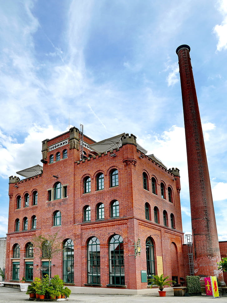 brewhouse, Ibbenbüren, preservació històrica, Històricament, arquitectura, estructura de construcció, edifici exterior