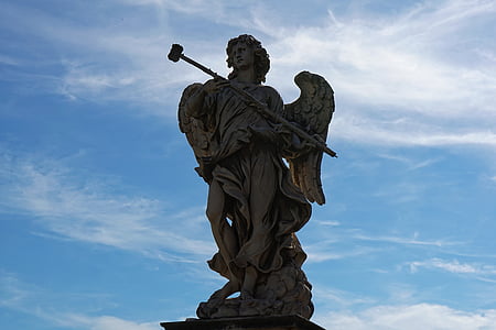 Roma, Italia, estatua de, Europa, punto de referencia, antigua, romano