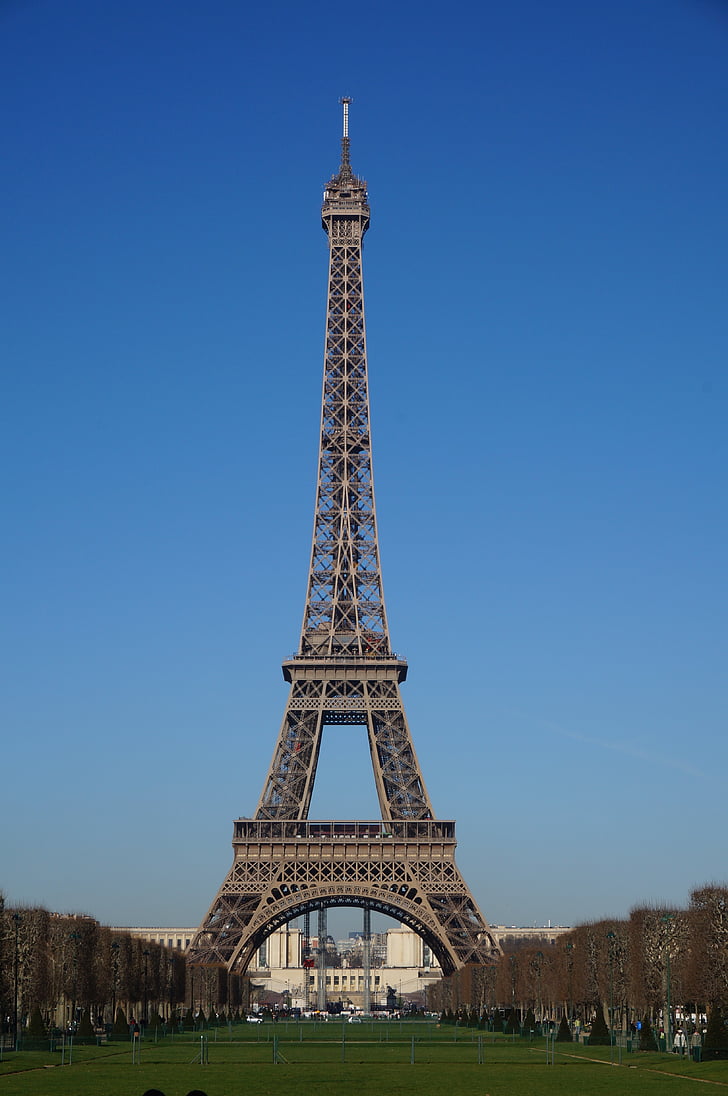 Paris jern tower, landskapet, 歐 chau, Paris, Eiffeltårnet, Paris - France, Frankrike