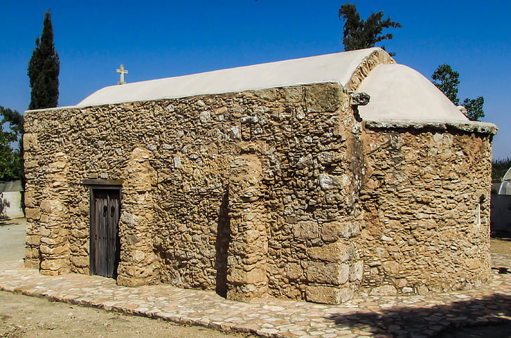 Kypros, avgorou, Kappeli, Ayia marina, Ortodoksinen, arkkitehtuuri, kristinusko