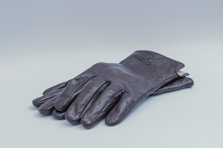 dark brown leather gloves, womens, ladies, apparel, winter wear