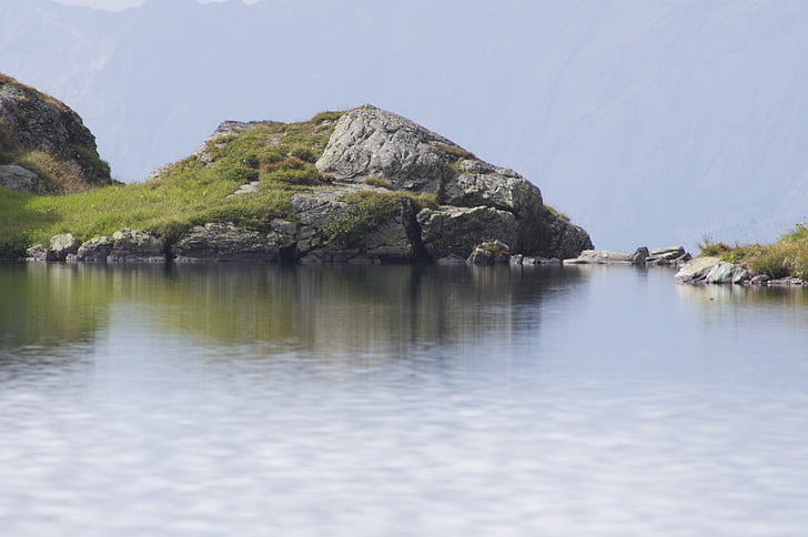 น้ำ, bergsee, ทะเลสาบอัลไพน์, ร็อค, ธรรมชาติ, ภูเขา, ภูมิทัศน์