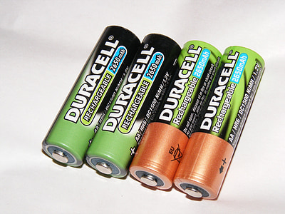 bateries, bateria, Duracell, HR6, NIMH, recarregables, tecnologia