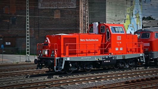 DB, El loco, transporte de mercadorias, Trem, estrada de ferro, Deutsche bundesbahn, locomotiva