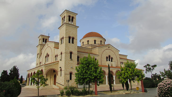 Cypern, Sotira, Anastasis sotiros, kyrkan, arkitektur, ortodoxa, religion