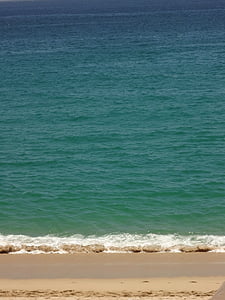 oceà, aigües, blau, Cabo san lucas, Medano platja, refrescant