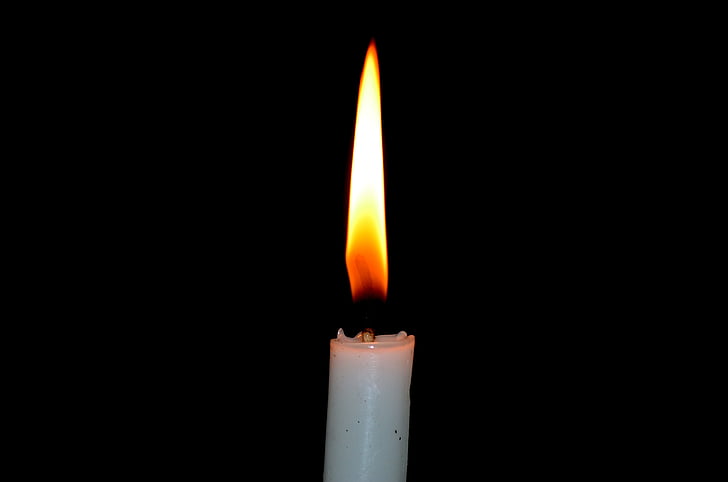 Candle-Light, Kerze, Brennen, Wachs, Licht, Flamme, Wärme