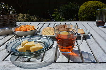 cheese, snack, table, tea, food and drink, drink, refreshment