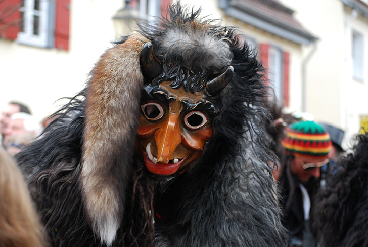 Carnaval, mardi gras, Allemagne, masque, costume, mascarade, Festival