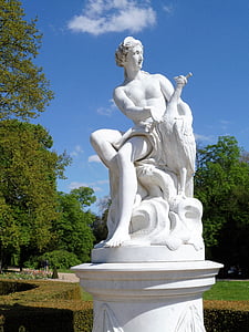 skulptur, Park, Rock carving, Potsdam, Park sanssouci, platser av intresse, Figur