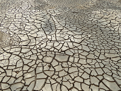 drought, ground, clay, cracks, dry, earth, dehydrated