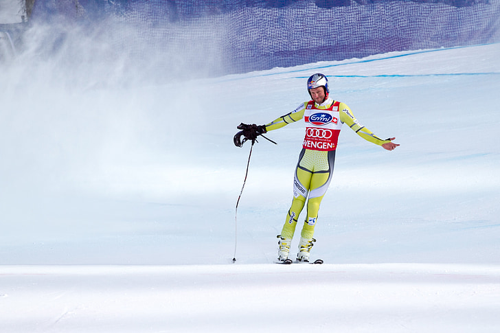 ски състезание, Световната купа, Lauberhorn състезание, ски спускане