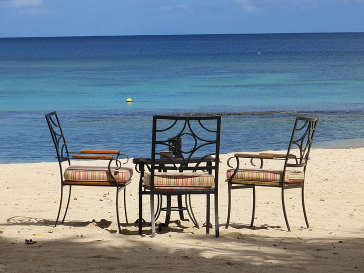 Mauritius, Beach, ferie, blå, sommer, havet, indiske ocean