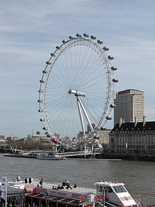 londýnské oko, Londýn, Anglie, Spojené království, Řeka Temže, Ruské kolo, Londýn - Anglie