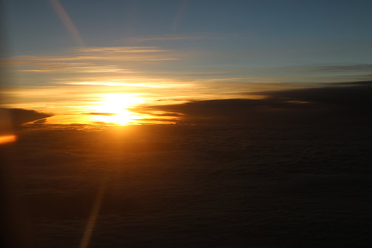 clouds, dawn, dusk, nature, sky, sunrise, sunset