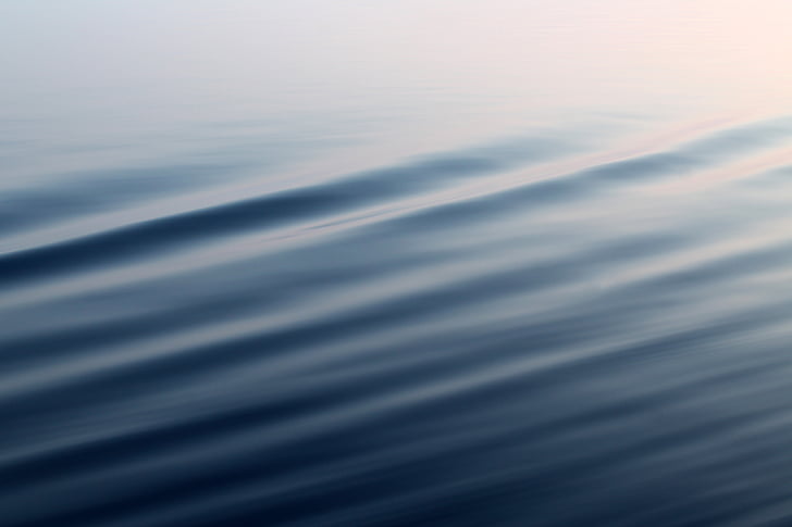 l'aigua, ones, blau, superfície, líquid, natura, Mar