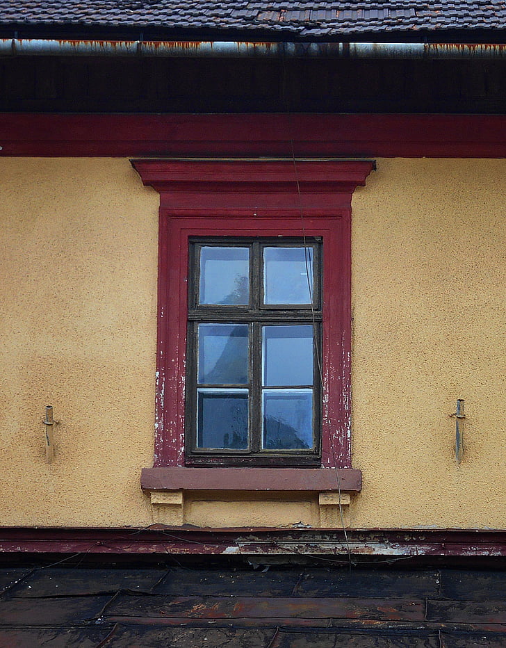okno, železničná stanica, Poľsko, Kalwaria zebrzydowska, Architektúra, stanica