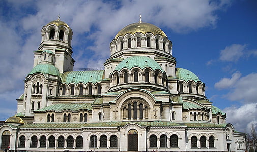 Alexander nevski, Sofia, Bulgaria, Pusat, simbol, Katedral, Ortodoks