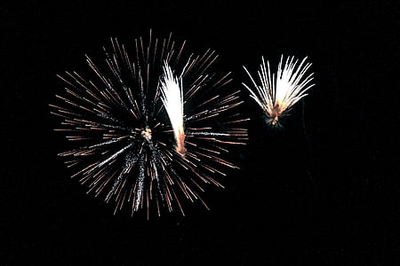 fireworks, photo, sparks, party, fire, light, celebration