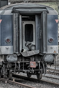 railway wagon, railway, rail vehicle, railroad Track, train, transportation, station