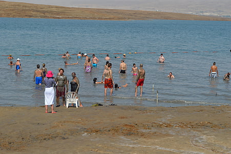 Marea Moartă, mare, noroi, Israel, sare, nisip, Desert