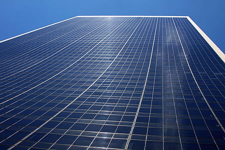 здание, Структура, город, стекло, Управление, небо, панель солнечных батарей