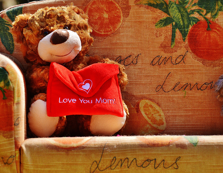 Тедді, день матері, Кохання, мама, Вітальна листівка, матері, Прошу